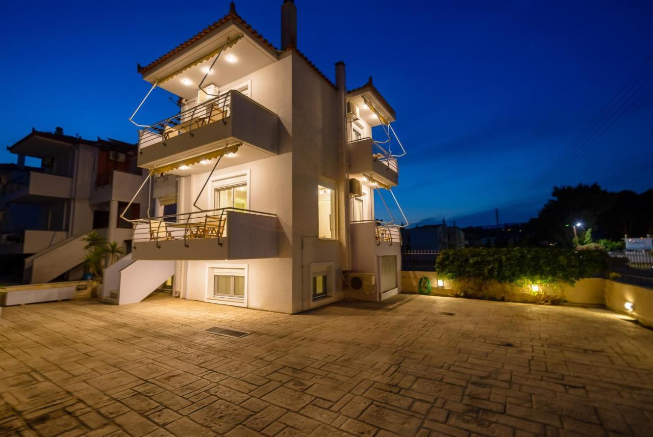 Lemoni Luxury Residence In Front Of The Sea Kechries エクステリア 写真